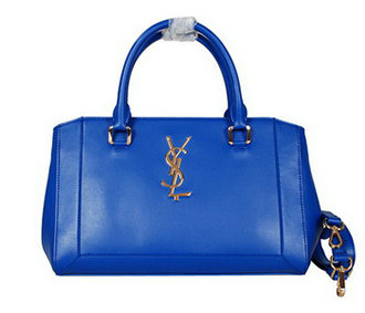 YSL classic duffle bag 8335 blue - Click Image to Close